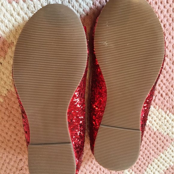 Gymboree red glitter shoes toddler size 9 - Picture 3 of 3